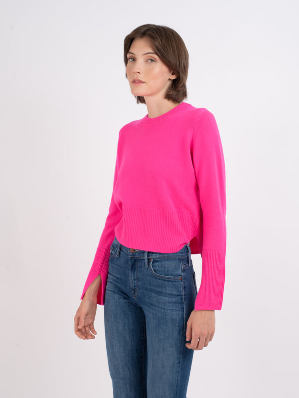 Boxy Crew Sweater-AUTUMN CASHMERE-Over the Rainbow