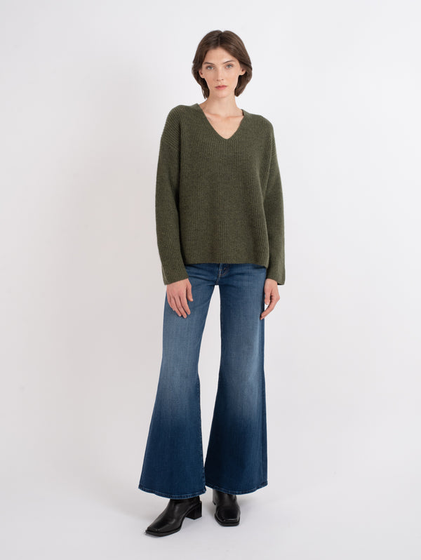 V Neck Sweater-Patrick Assaraf-Over the Rainbow