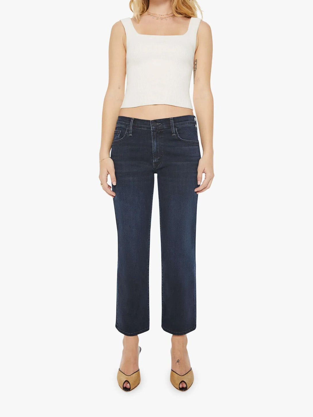 【美品】deres 16th Lily silk denim pantsサイズ1 Lily/silk denim pants – deres.online