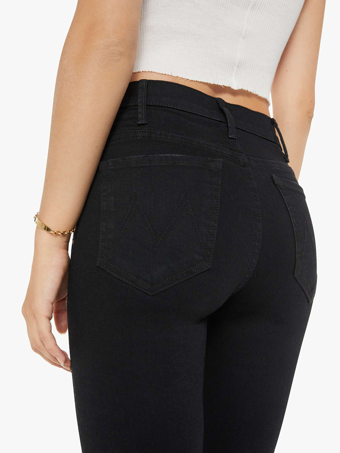 Lil' Hustler Ankle Fray Jean - Not Guilty (Petite)-Mother-Over the Rainbow