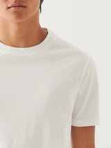 Organic High Neck T-Shirt - White