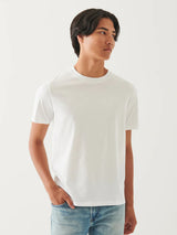 Organic High Neck T-Shirt - White