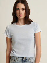 Reverse Spray Pima Tee - Powder Blue