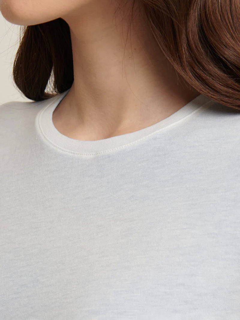 Reverse Spray Pima Tee - Powder Blue