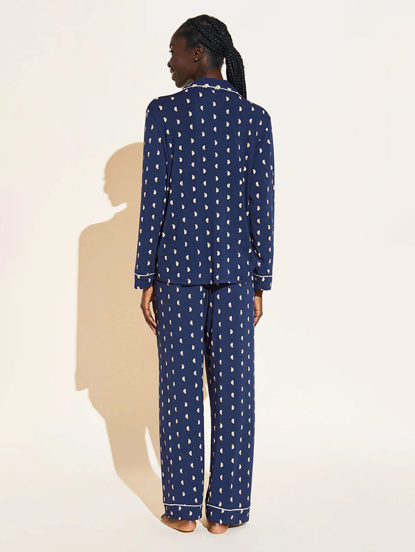Gisele Printed PJ Set - Navy-EBERJEY-Over the Rainbow