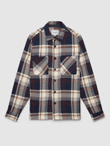 Whiting Shirt - Astro Navy Check-Wax London-Over the Rainbow