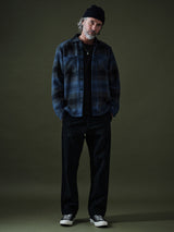 Whiting Shirt - Dusk Navy Check-Wax London-Over the Rainbow