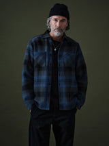 Whiting Shirt - Dusk Navy Check-Wax London-Over the Rainbow