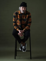 Whiting Shirt - Pine Orange-Wax London-Over the Rainbow