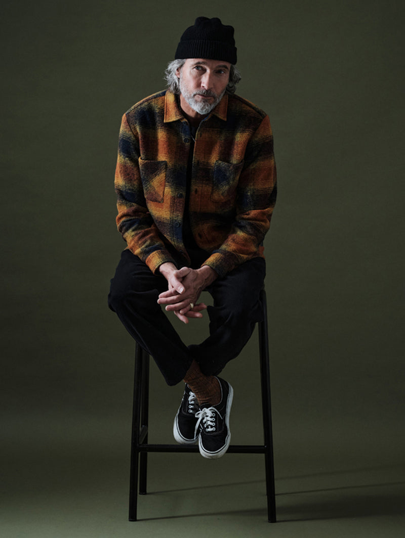 Whiting Shirt - Pine Orange-Wax London-Over the Rainbow