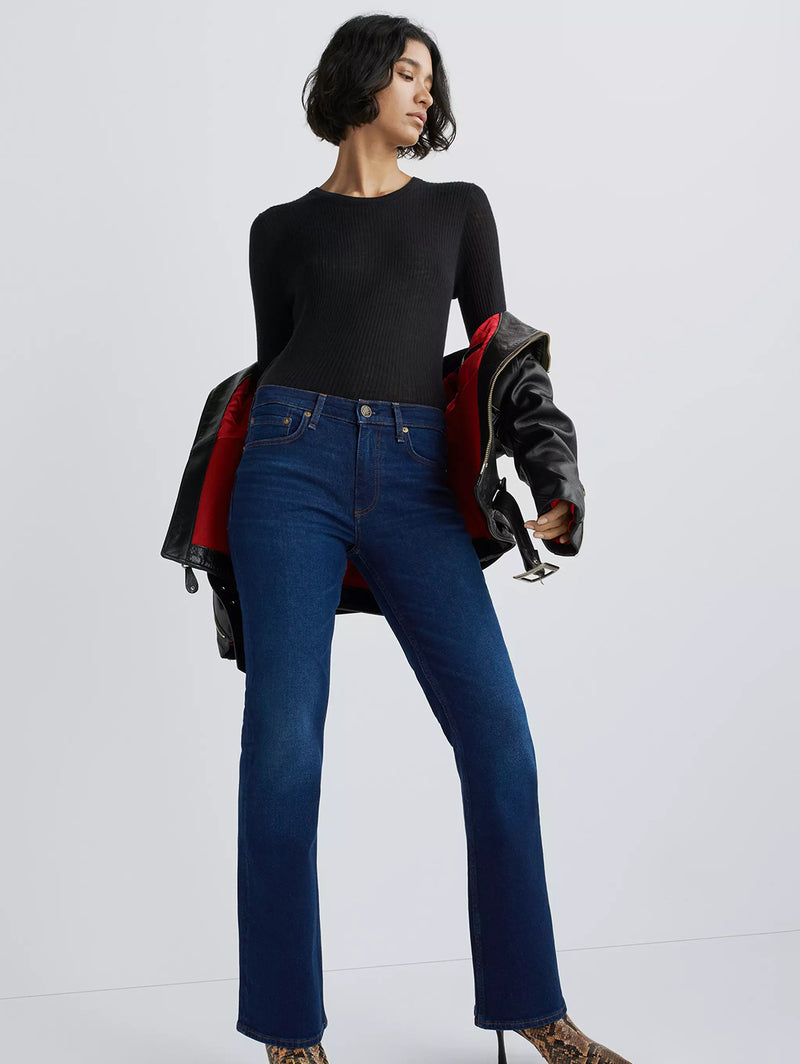 Peyton Mid Rise Boot Jean - Clarissa-RAG + BONE-Over the Rainbow