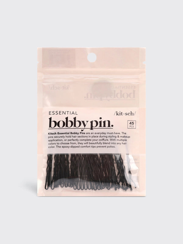 Essential Bobby Pins 45pc - Black-KITSCH-Over the Rainbow