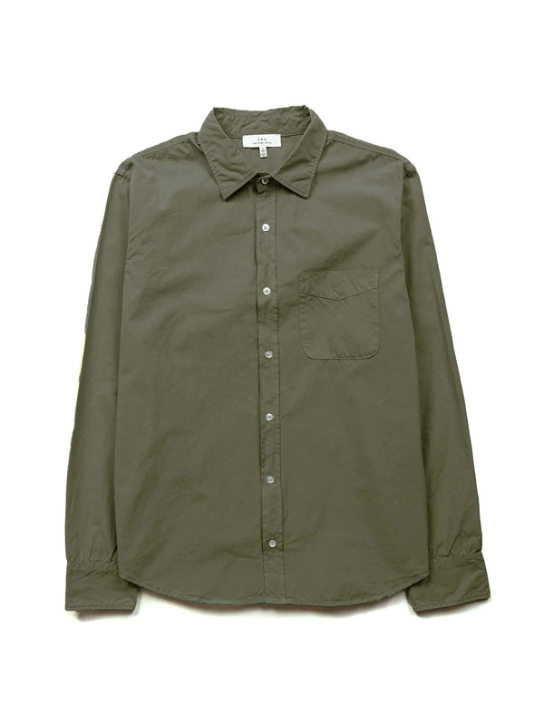 Poplin Standard Shirt - Thyme-SAVE KHAKI-Over the Rainbow