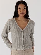 Quinn Cardigan - Grey-LYLA+LUXE-Over the Rainbow