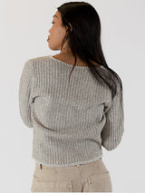 Quinn Cardigan - Grey-LYLA+LUXE-Over the Rainbow