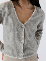Quinn Cardigan - Grey-LYLA+LUXE-Over the Rainbow
