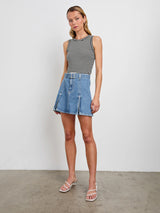 Racer Tank - Black Birch Stripe