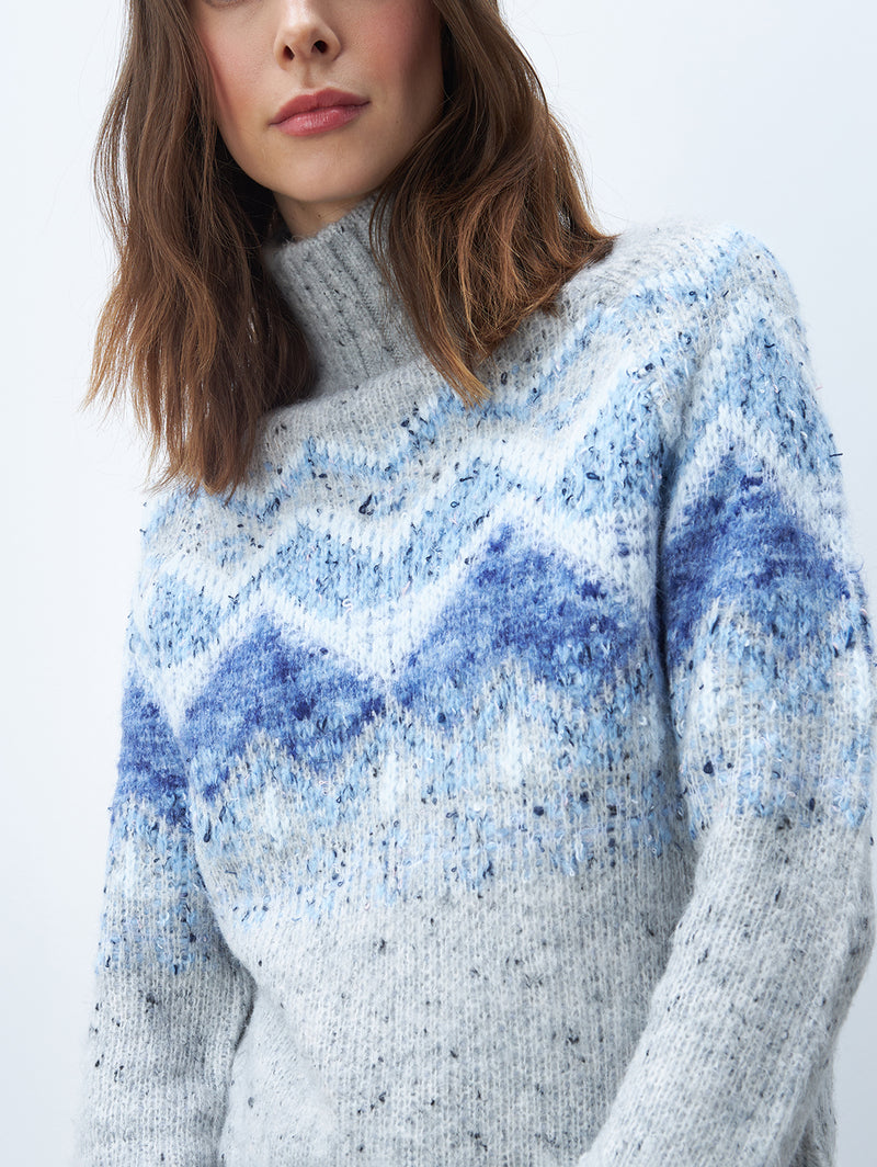 Rae Turtleneck Sweater - Aspen-LINE-Over the Rainbow