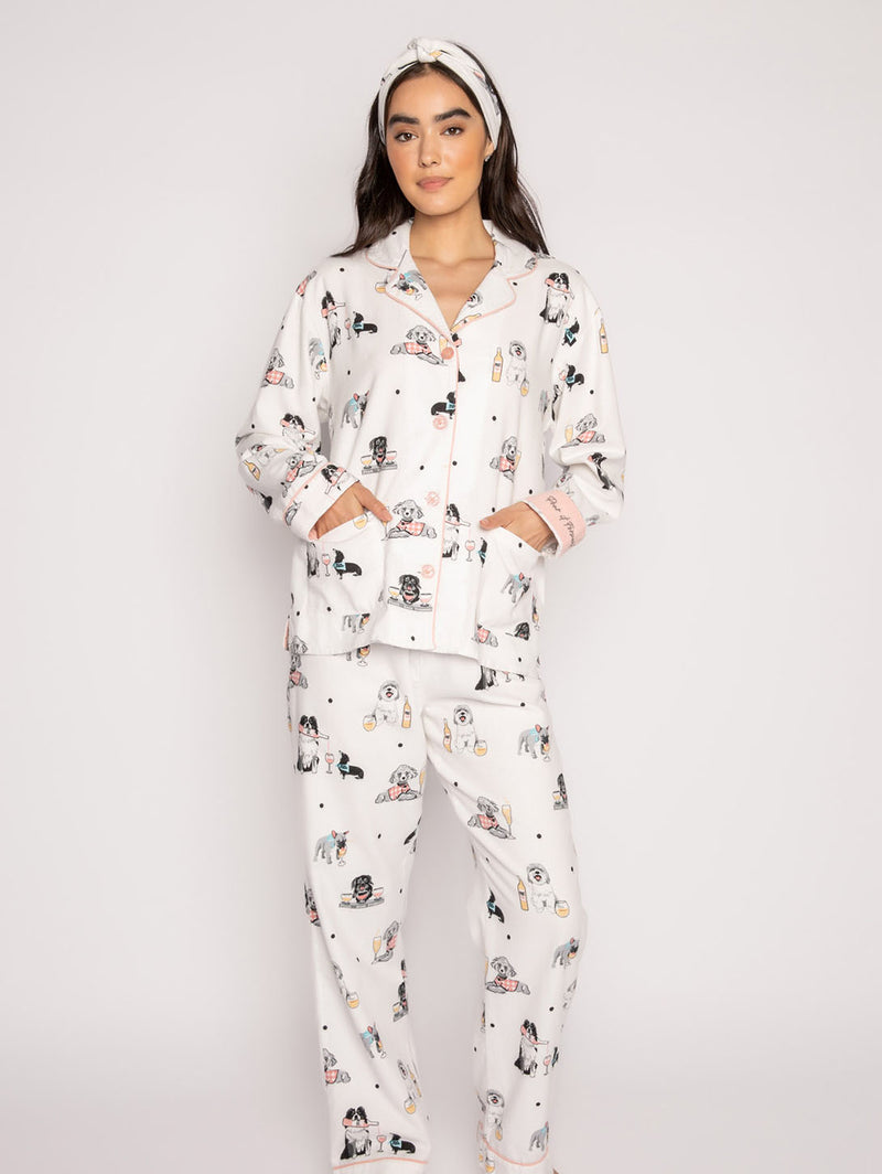 Pour It Forward PJ Set - Ivory-PJ Salvage-Over the Rainbow