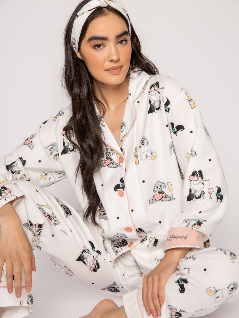 Pour It Forward PJ Set - Ivory-PJ Salvage-Over the Rainbow