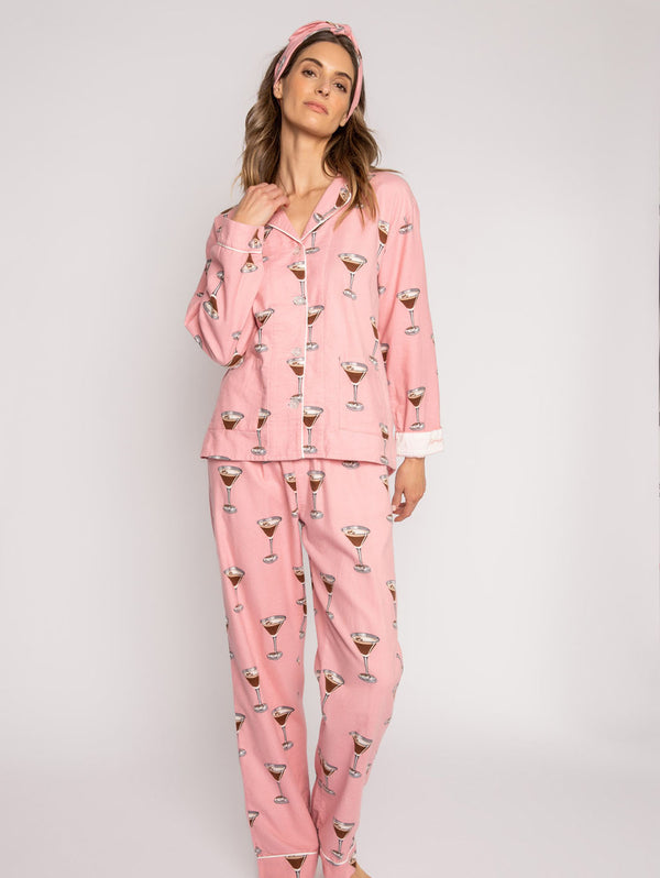 Espresso Yourself PJ Set-PJ Salvage-Over the Rainbow