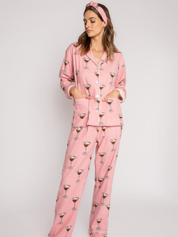 Espresso Yourself PJ Set-PJ Salvage-Over the Rainbow