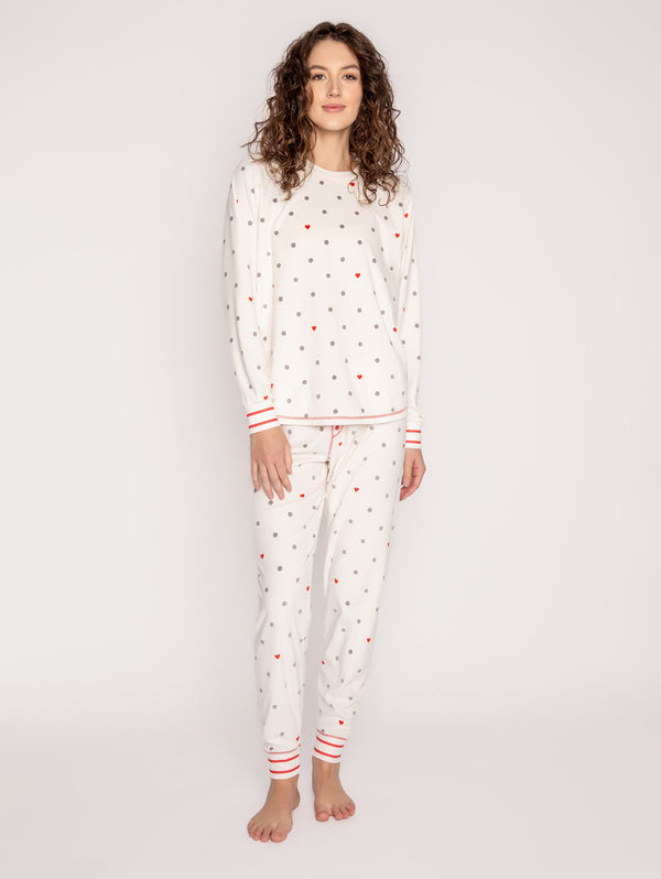 Forever Festive PJ Set - Ivory-PJ Salvage-Over the Rainbow