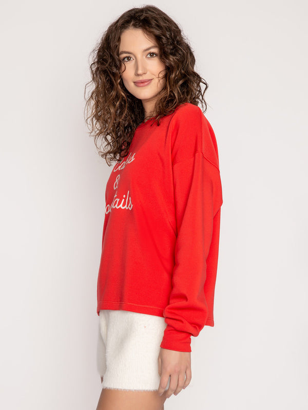 Flannel Long Sleeve Top - Scarlett-PJ Salvage-Over the Rainbow