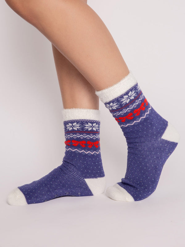 Fun Socks - Dark Peri-PJ Salvage-Over the Rainbow