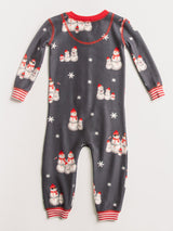 Chillin With My Snowmies Infant Romper - Grey-PJ Salvage-Over the Rainbow
