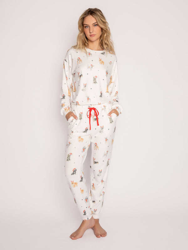 Stars & Paws PJ Set - Ivory-PJ Salvage-Over the Rainbow