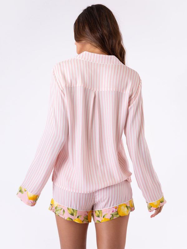 In Full Bloom Long Sleeve Top - Pink Rose-PJ Salvage-Over the Rainbow
