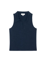 Roberta Collared Tank - Night Sky