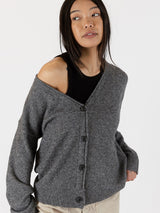 Roman Cardigan - Dark Grey-LYLA+LUXE-Over the Rainbow