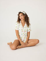 Limes & Sunshine PJ Set - Ivory