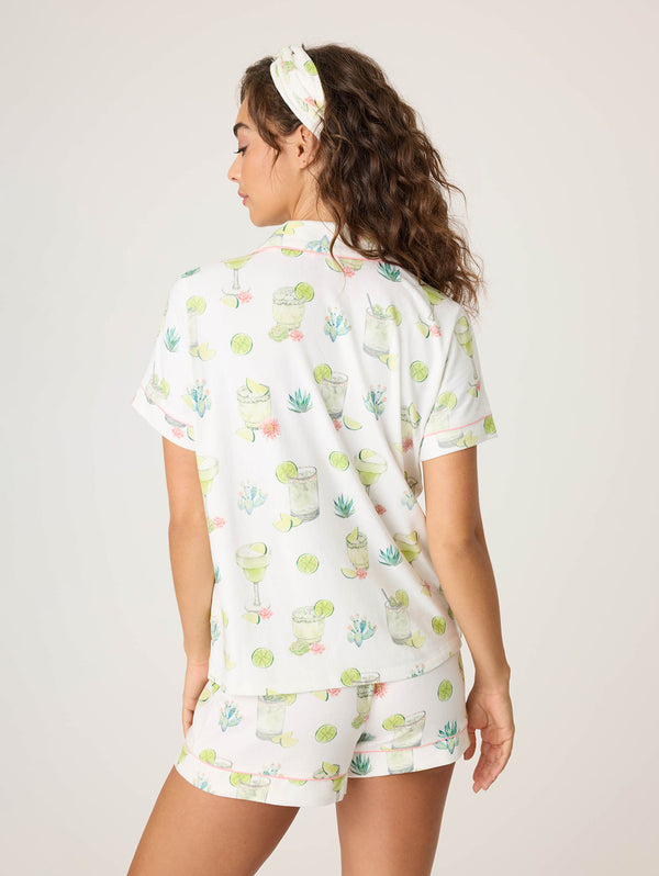 Limes & Sunshine PJ Set - Ivory