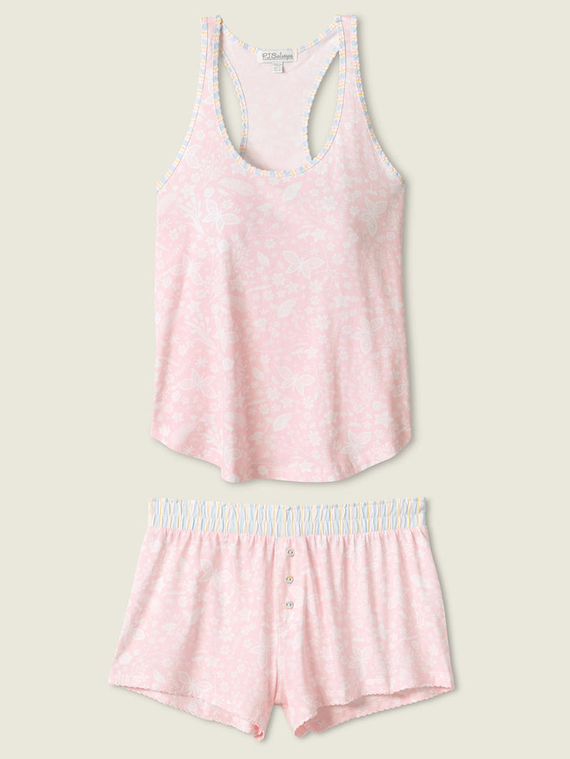 Mix And Match PJ Set - Pastel Pink