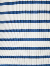 Seaside Striped Rib Top - Ivory