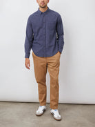 Runson Shirt - Heather Blue-Rails-Over the Rainbow