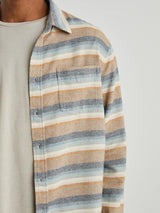 Runson Shirt - Santa Fe Stripe-Rails-Over the Rainbow