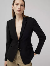 Razor Cady Crepe Blazer - Black-RAG + BONE-Over the Rainbow