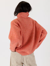 Sahar Mock Neck Rib Sweater-LYLA+LUXE-Over the Rainbow