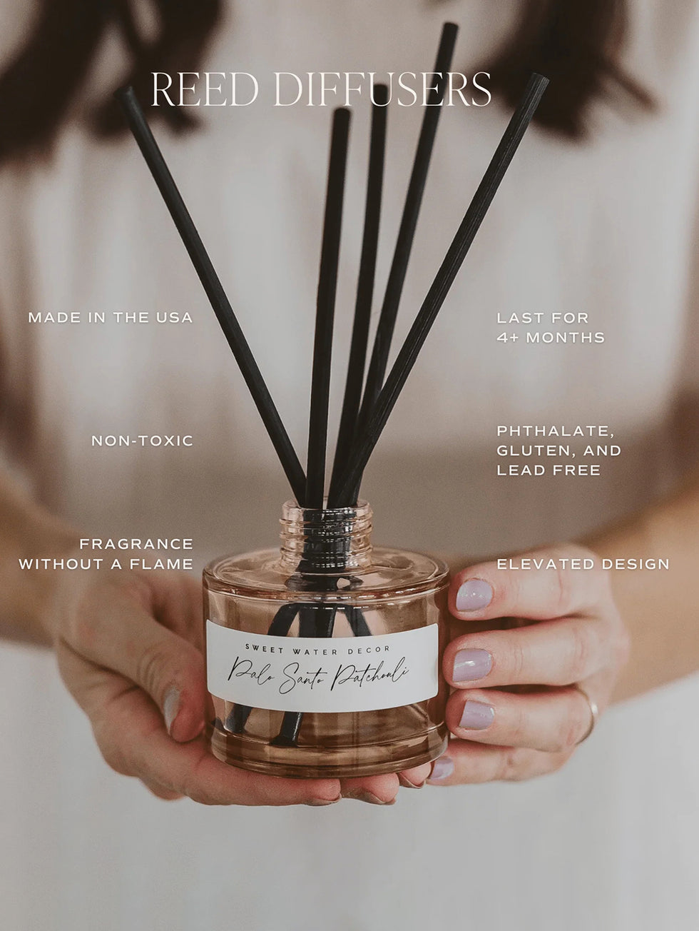 SWEET WATER DECOR | Tinted Glass Reed Diffusers - Wildflowers and Salt ...