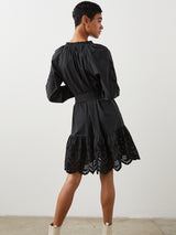 Saylor Eyelet Dress - Black-Rails-Over the Rainbow