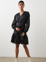 Saylor Eyelet Dress - Black-Rails-Over the Rainbow