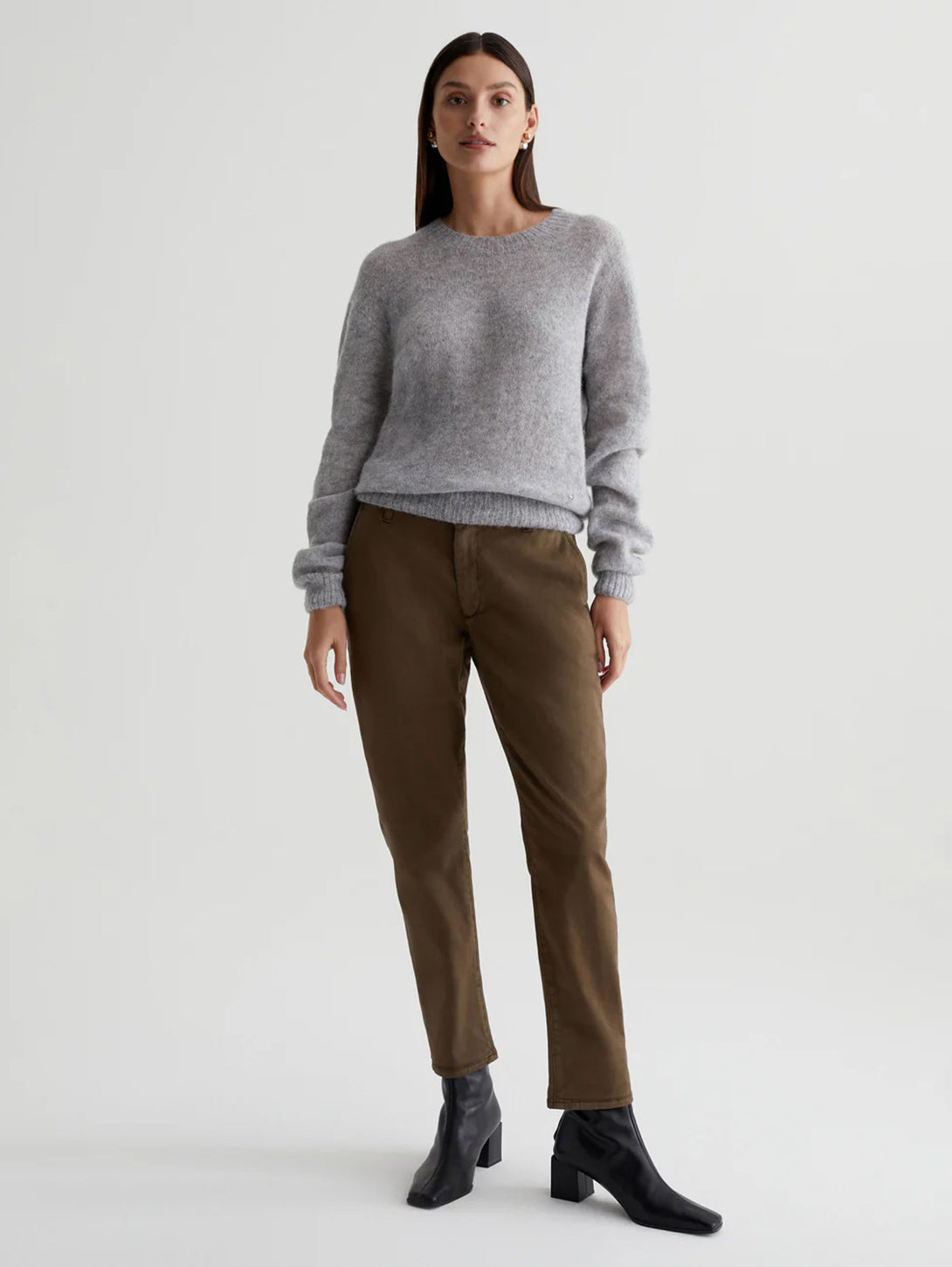 AG JEANS | Caden Straight Trouser - Sulfur Oak Brown | Over The Rainbow ...