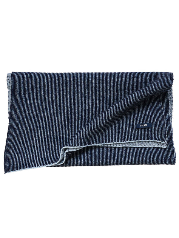 Two Tone Scarf - Pale Blue/Navy-Benson-Over the Rainbow