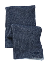 Two Tone Scarf - Pale Blue/Navy-Benson-Over the Rainbow