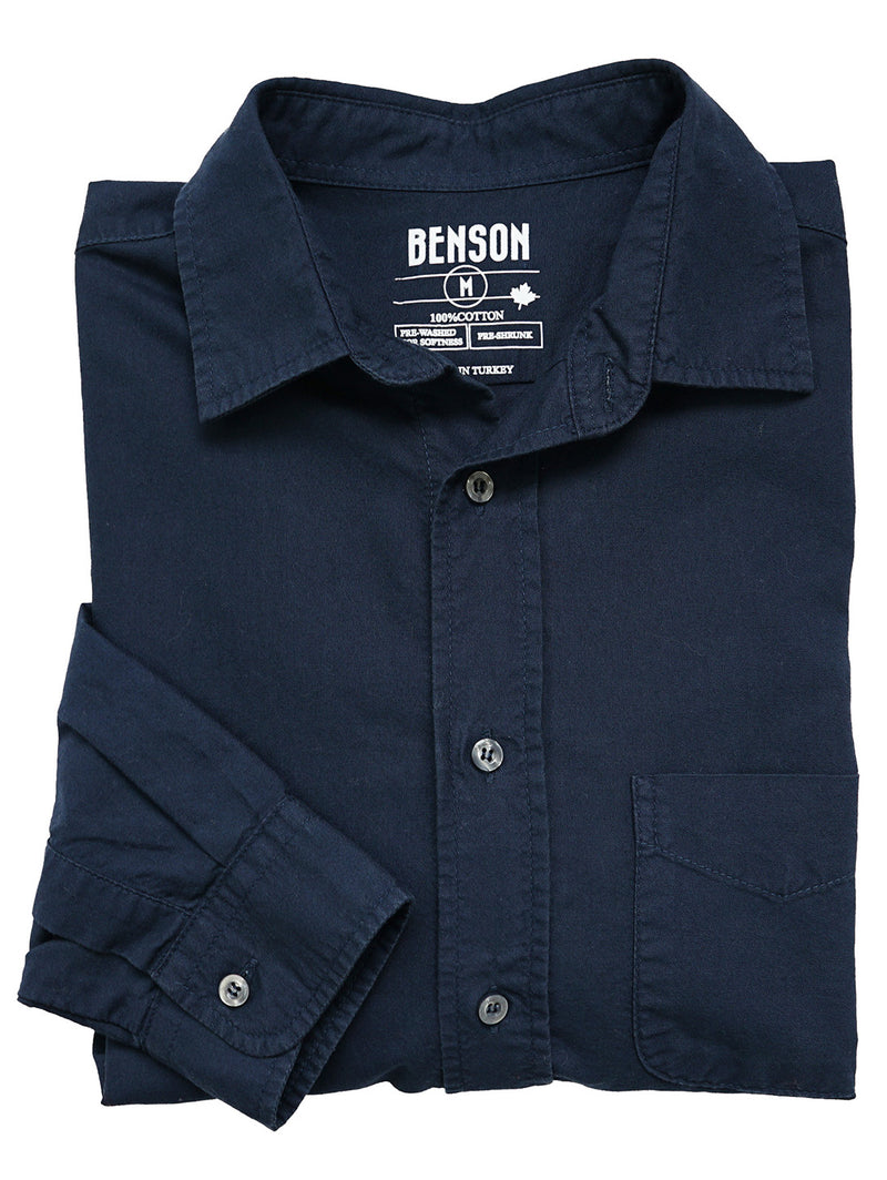 Humphrey Oxford Shirt - Navy-Benson-Over the Rainbow