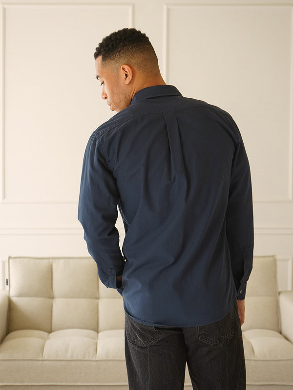 Humphrey Oxford Shirt - Navy-Benson-Over the Rainbow